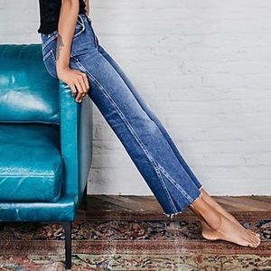 Free People flare cropped jeans